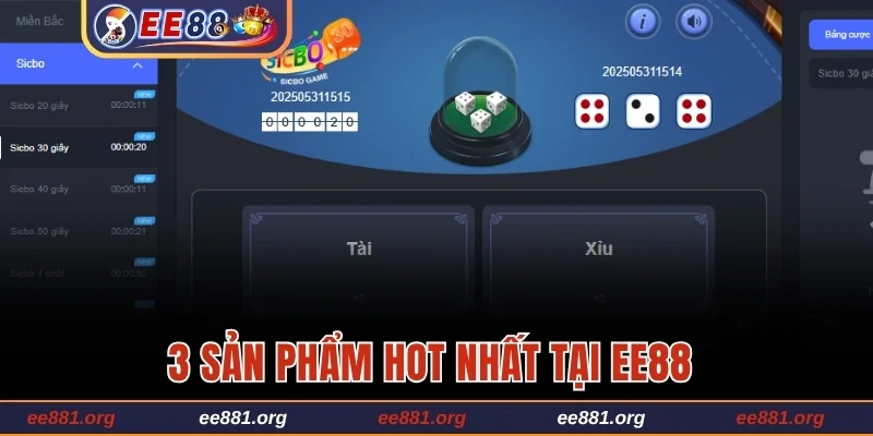 3 sản phẩm hot nhất tại EE88