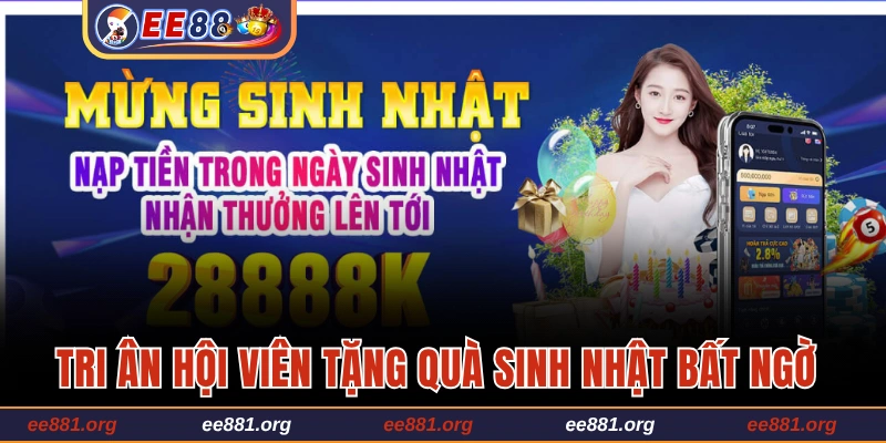 Tri ân hội viên mừng quà sinh nhật đầy bất ngờ